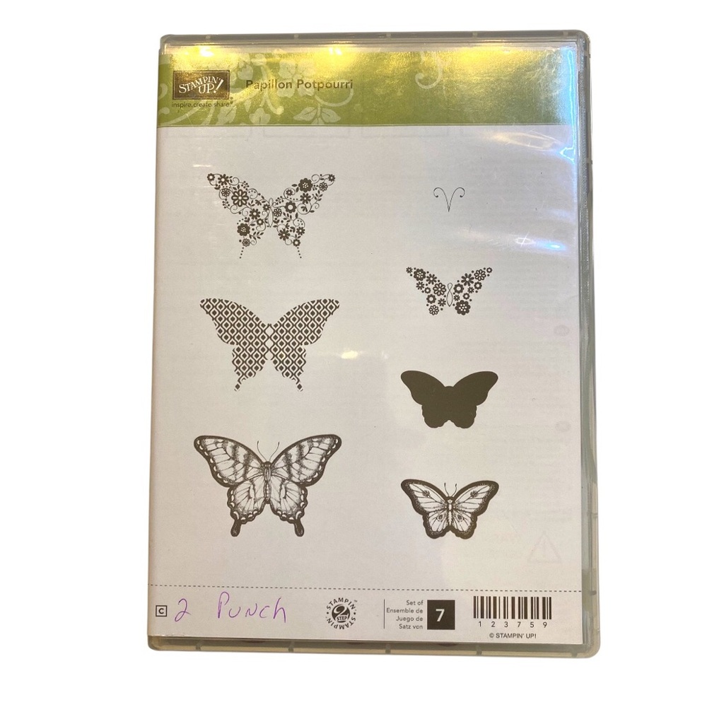 🍒 Stampin’Up! 🍒 “Papillon potpourri” Stamp set.